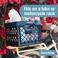 thumbnail image 5 of CleverMade Collapsible Milk Crate 25L Stackable, Ocean 3 Pack, 5 of 10