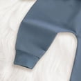thumbnail image 7 of TOWED22 Toddler Baby Boy Clothes Fall Winter Outfits Long Sleeve Sweatshirt Casual Pants Set Size:0-6 M,Color:Blue, 7 of 7