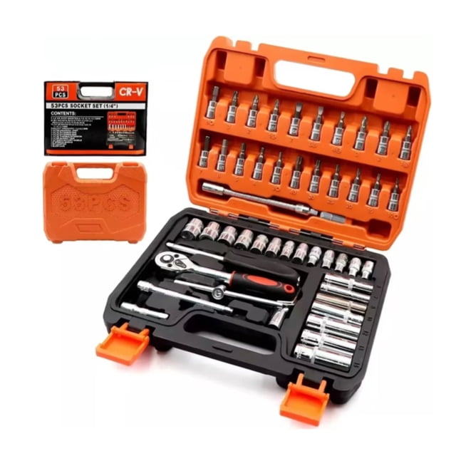 Juego De Herramientas Mecánicas Automóviles Combinados 53pcs