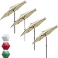thumbnail image 1 of Sombrilla Con Angulo Kit 4 Piezas Jardimex  Jardin Playa 2.7 Metros Beige, 1 of 11