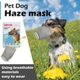 thumbnail image 3 of Masque à Gaz et Buse Réglables pour Chien – Filtre à Air Réutilisable et Respirant avec Filtres Remplaçables pour Grands et Petits Chiens – Anti-Buée, Fumée, Protection contre la Pollution-m*1 Pce, 3 of 9