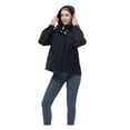 thumbnail image 3 of Rokka&Rolla Women's Full Zip Jacket Hooded Windbreaker, 3 of 14
