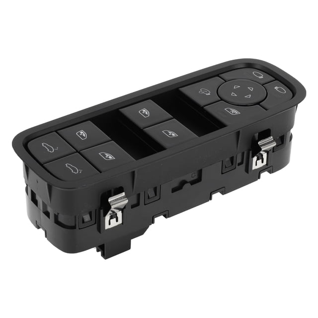 Interruptor de ventana eléctrico Unique Bargains No. 971959858E Interruptor de control de ventana para Porsche Panamera 2017-2020 Negro