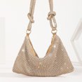 thumbnail image 1 of Bolso de mujer brillante con diamantes completos, de noche desmontable para cena, fiesta, boda, 1 of 4