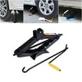 thumbnail image 4 of Heavy Duty Steel Scissor Jack 2 Ton (4400 lbs) Capacity Scissor Lifting Jack with Crank for Car/SUV/ ,Black, 4 of 8
