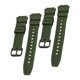 thumbnail image 2 of Correa de goma para reloj, hebilla de acero inoxidable para AE-1300 AE-1000W Sgw-300H verde negro jinwen correa de reloj, 2 of 7