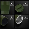 thumbnail image 3 of Thermos for hot drinks Insulated coffee mug Leak-proof coffee, 3 of 5