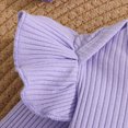 thumbnail image 6 of HCNTES Baby Girl Clothes Winter Newborn Infant Girl Outfit Sets Rib Knit Solid Color Romper Bow Patterned Pants Headband Baby Clothes for Girls 0 3 6 12 18 24 Months, 6 of 8