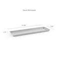 thumbnail image 4 of Ecopots Rectangular In/Outdoor Recycled Plastic Planter Flower Pot Saucer, Dark Grey, 31", 4 of 4