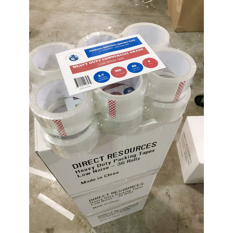 Heavy Duty Packaging Tape, Clear Packing Tape for Moving Boxes
