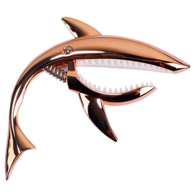 Aooww Metal Shark Shaped Tuning Clamp for Musical Instruments Guitar Bass and Ukulele with Secure Grip and Pitch Adjustment,New Year Home Essentials,Home Decor for Living Room Bedroom Office,B