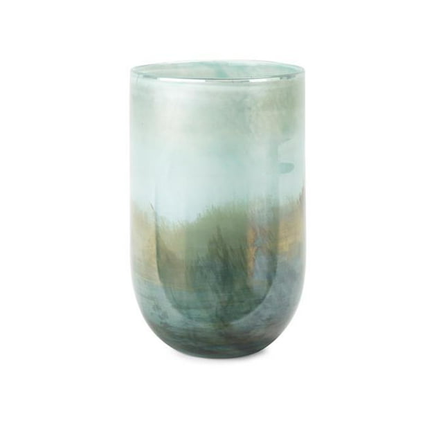 IMAX 15526 Vase en Verre d'Art Court Brumeux