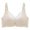Beige, variant on AJGRHE Women Medium Support Solid Bra Maternity Nursing Bra Comfortable Supportive Breathable Sleepwear Lace Push Up Design for Breastfeeding 38 Green