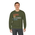 thumbnail image 5 of Tree Climber Husband Dad Sweatshirt Gift Crew Neck Shirt Long Sleeve Unisex, 5 of 5