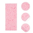 thumbnail image 3 of Unique Bargains 1 Pc Honeycombs Rectangular Bath Sponge Body Scrubber Pink, 3 of 6