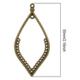 thumbnail image 4 of Colgantes de hojas huecas Perfecl 20 Piezas Bronce, 4 of 5