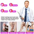 thumbnail image 6 of 3 Pairs Plus Size Copper Compression Socks for Women & Men Circulation 20-30 mmHg - Better Blood Flow, Swelling , Best Support for Medical, Running, Nursing, 6 of 7