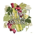 thumbnail image 2 of Gango Home Decor Contemporary Wine and Friends IV & V on White by Janelle Penner (Ready to Hang); Two 16x16in Hand-Stretched Canvases, 2 of 5