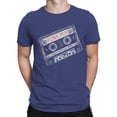 thumbnail image 2 of Retro Punk Mixtape Illustration Men's T-shirt, 2 of 3