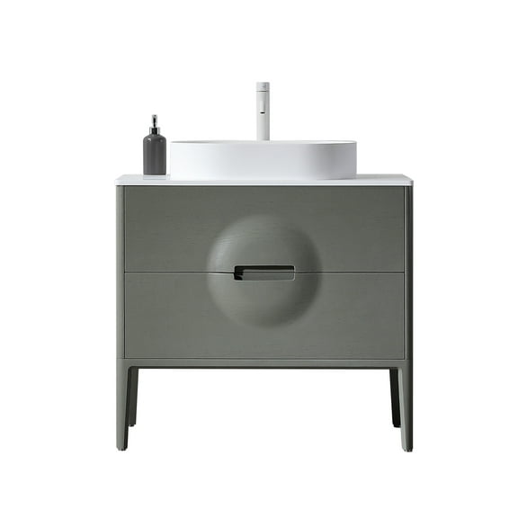 Colmar 36" Olive Green Freestanding Bathroom Vanity