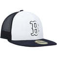 thumbnail image 3 of Men's New Era White/Navy Boston Red Sox 2023 On-Field Batting Practice 59FIFTY Fitted Hat, 3 of 6