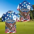 thumbnail image 4 of HUIACONG 250th American Eagle Shirts Matching Couple Outfits Mens Golf Shirts for Women Sleeveless Tank Top Quick Dry Moisture Wicking Casual Sports Wear His and Hers Matching Outfits Man L, 4 of 5