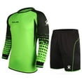 thumbnail image 2 of KELME Soccer Goalie Jersey Padded Uniform Kit - Goalkeeper Jersey, Shorts &, 2 of 9