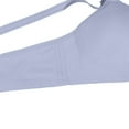 thumbnail image 5 of Breezora Soft Cotton Wireless Bra Comfort Fit Breathable Design Seamless Support Thin Cup 95B Size Blue, 5 of 6