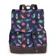 thumbnail image 1 of Disketp Space Dinosaur Mochila de Cuero para Mujer, Bolso de Espalda Antirrobo con Estilo para Viaje, Trabajo y Uso Diario, 1 of 4