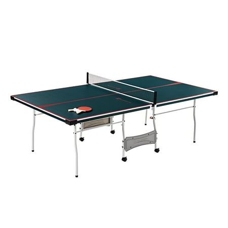 Mid Size Table Tennis Table, 15mm, 4 Piece, Pong Table, by MD Sports