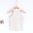 thumbnail image 4 of Wiyuqeen Women's Mock Neck Halter Tank Tops Slim Fitted Cotton Sleeveless Tops with Built in Bra Padded Basic Casual Solid Color Cami Vest Shirts, 4 of 4