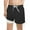 Black, variant on GDREDA Elastic Waist Pants for Boys Boys Fashion Swim Trunks With Compression Liner Stretch Swim Shorts