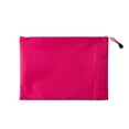 thumbnail image 1 of Nvzi 3 bolsas de archivo con cremallera impermeables tamaño A6, bolsas para documentos de oficina con patrón de fútbol, bolsa de categoría de archivos, 9 x 4,5 pulgadas, rosa, 1 of 4