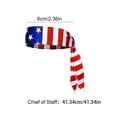 thumbnail image 3 of USA 250th Anniversary Patriotic Headband for Men Women, 1776-2026 U.S. Flag Wide Sweatband, Red White Blue Stars and Stripes Crisscross Hair Accessory for Running, Yoga, 4th of July Parades, Lazyguy, 3 of 8