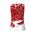 thumbnail image 5 of Lsque Red Maple Leaf Printed Workout Tank Tops for Women, Athletic Sports Tank Tops, Compression Sleeveless Dry Fit Shirts,Sleeveless Yoga Shirt-XX-Large, 5 of 9