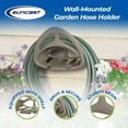 thumbnail image 2 of Suncast Hangout HH150 Outdoor Wall Mounted Garden Hose Holder with Shelf, Taupe, 2 of 6