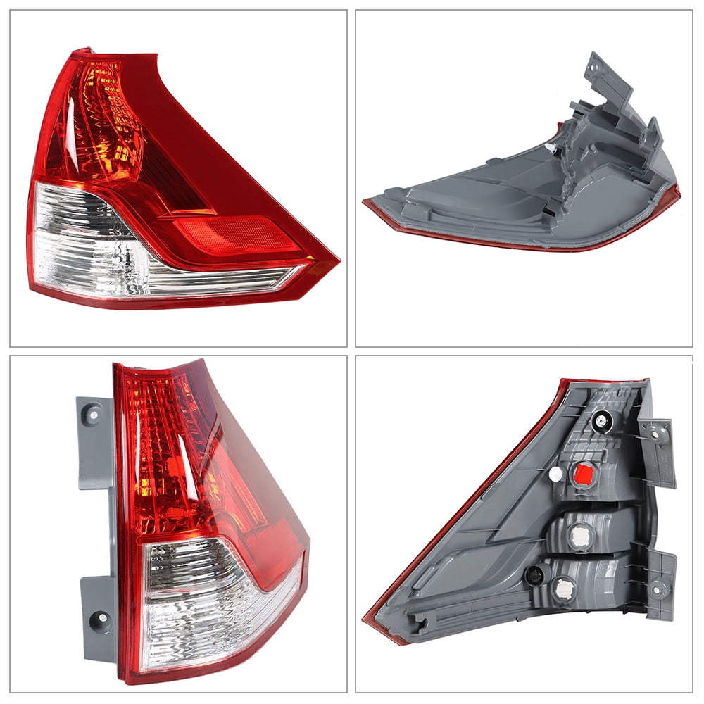SHZAITOR Right Side Tail Light Replacement for Honda CRV CR-V 4-Door 2012 2013 2014 Rear Tail Light Brake Lamp Assembly Passenger Side 33500-T0A-H01 HO2801183