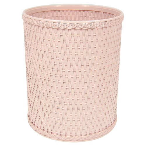 Chelsea Collection Decorator Color Round Wicker Wastebasket - image 3 of 7