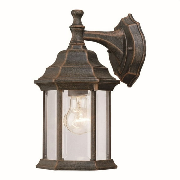 Forte Lighting 1715-01 Outdoor Wall Sconce From The Exterior Lighting Collection - Painted