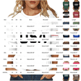 thumbnail image 3 of MEICHEN 250 Anniversary USA Shirts for Women American USA Print 250th Birthday T Shirts 1776-2026 3/4 Sleeve July 4th Tops, 3 of 5
