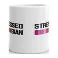 thumbnail image 3 of Stressed Bian Work Coffee Tea Ceramic Cup Office Work Mug 15 Oz, 3 of 3