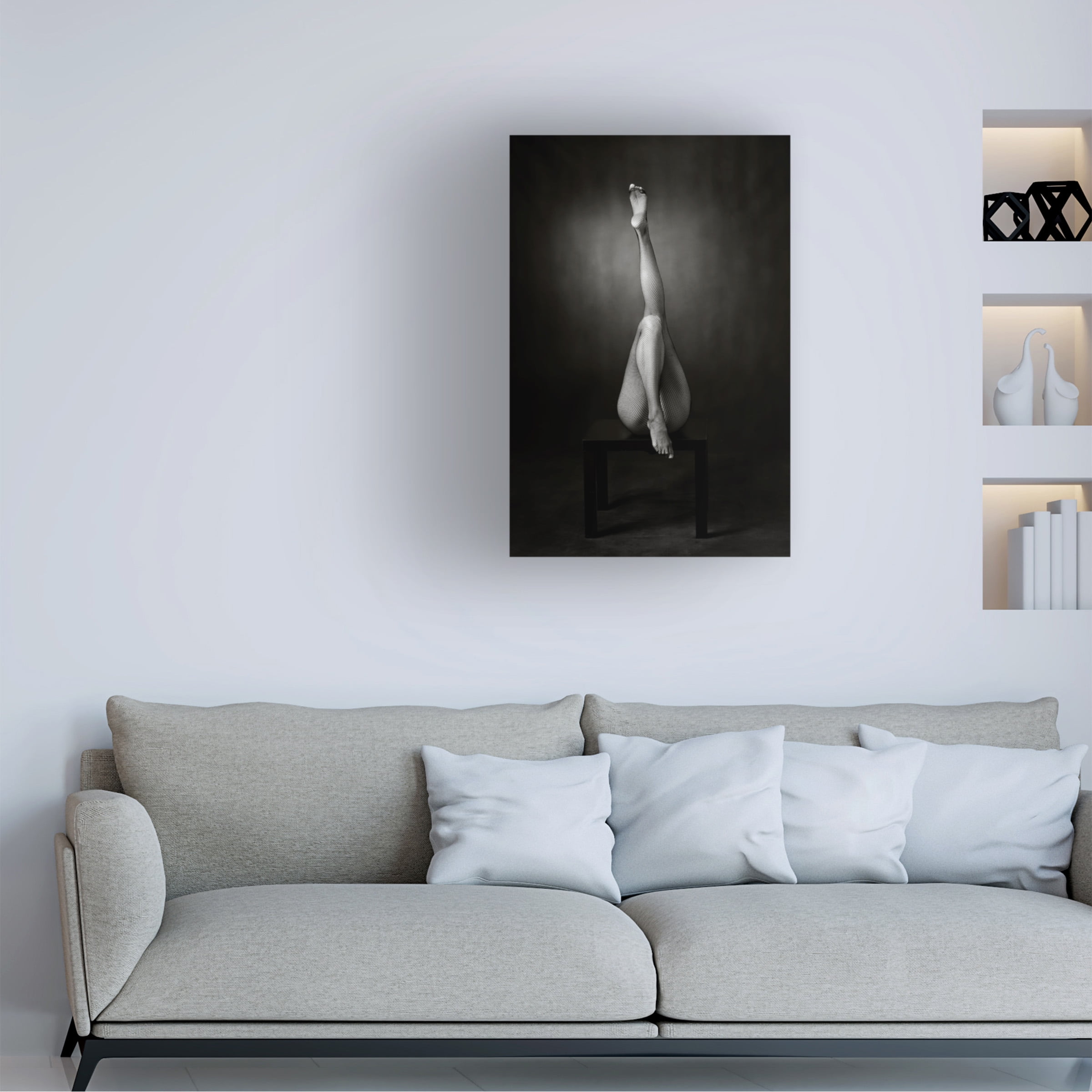 Trademark Fine Art Catchlight Studio One Up One Down Canvas Wall Art - 16x24