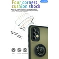 thumbnail image 3 of is Specially Designed for Samsung Galaxy A72(5G) Anti-Fall,Anti-Fingerprint, Built-in 360° Rotating Ring Bracket Solid and Durable Magnetic car Phone case, Suitable for 6.7inches Male-Black, 3 of 6
