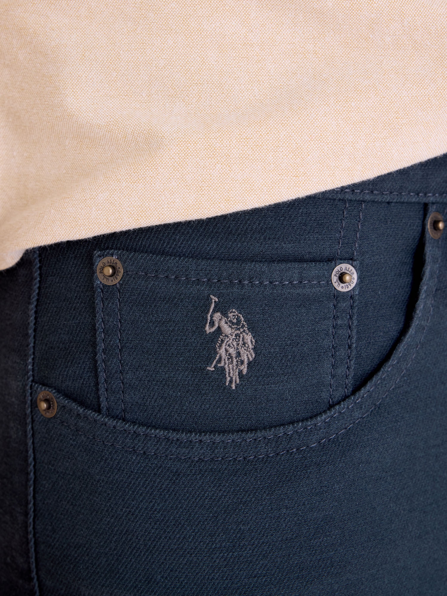 U.S. Polo Assn. Men's Slim Straight Knit 5-Pocket Pants