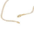 thumbnail image 4 of Cadena Marinera Bitono 3mm Unisex 55cm Oro Italiano Ametrinaa 10k, 4 of 5