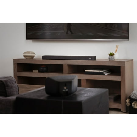 Polk Audio - Wireless Surround Speakers (Pair) for Polk React and Polk Magnifi Soundbars - Black