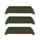 thumbnail image 4 of Mantel navideño,Mantel Navideño para Mesas Rectangulares,Mantel desechable impermeable para comedor,Mantel de cocina para banquetes y fiestas estilo bohemio 3 piezas de cuadros pequeños, 4 of 9