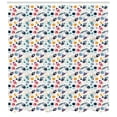 thumbnail image 3 of Ambesonne Spaceship Shower Curtain, Space Silhouettes, 69"Wx84"L, Multicolor, 3 of 3