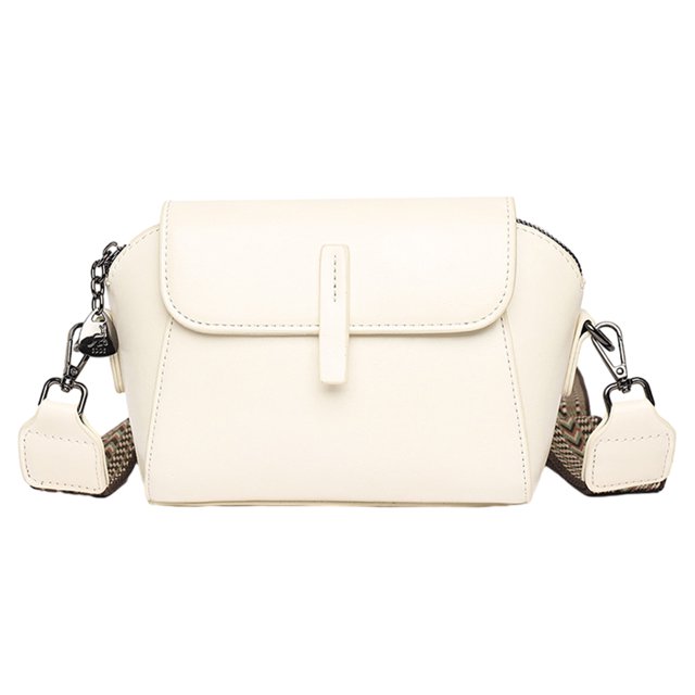 Guardurnaity Comodidad adaptable de los pequeños bolsos de crossbody de la correa ajustable para la pequeña bolsa de mensajero del bolso de Bolsas de mensajero y de hombro Beige