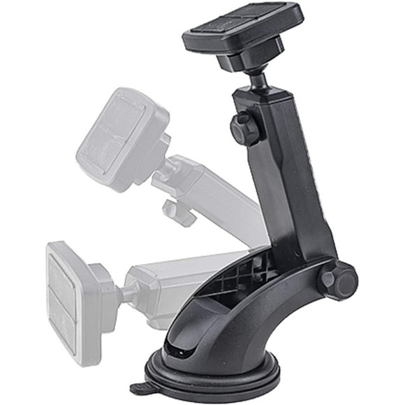 Dockem DashPro Magno Mount 3.0 Series : Support Magnétique pour Voiture avec Base à Succion, Tête Magnétique, et Longue Portée